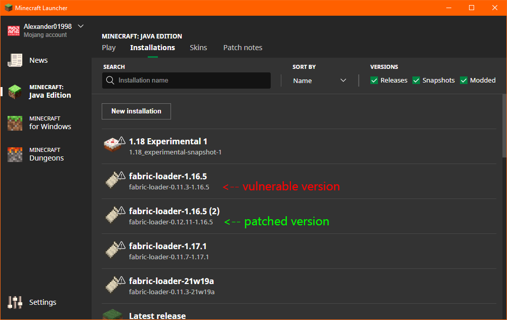 Minecraft 1.17.1 Wurst Hacked Client Downloads 